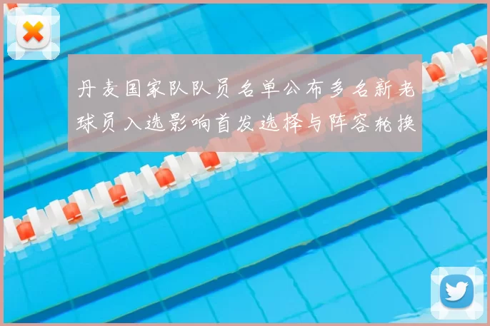 丹麦国家队队员名单公布多名新老球员入选影响首发选择与阵容轮换