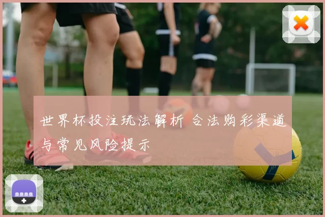 世界杯投注玩法解析 合法购彩渠道与常见风险提示